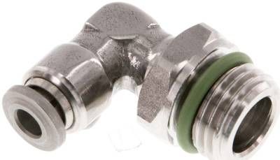 Winkel-Steckanschluss, pos. G 1/4"-4mm, IQS-Edelstahl
