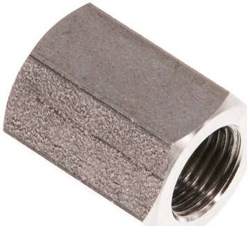 Muffe G 1/8"-G 1/8", 40 bar 1.4571