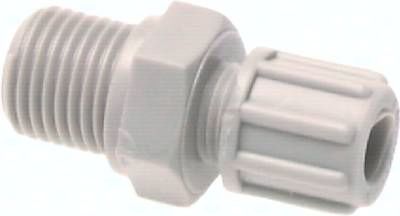 Gerade Verschraubung G 1/2"-12 x 9mm, PFA Prinzip 2