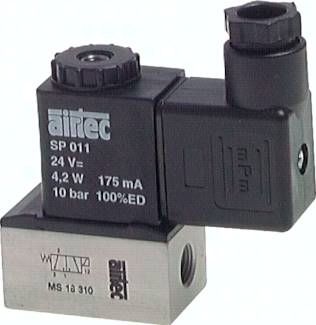 3/2-Wege Magnetventil, G 1/8", geschlossen (NC), 115 V AC