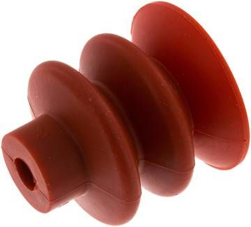 Balgsauger, 2,5-fach, 40,0x20mm, Silikon (rot)