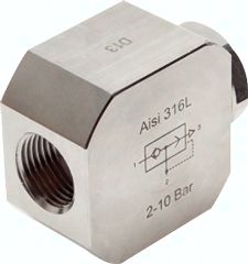 Edelstahl-Schnellentlüftungs-ventil, G 1/4"