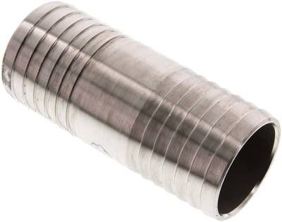 Schlauchverbindungsrohr 55mm-55mm, 1.4301