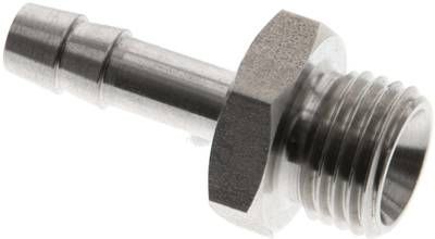 Gewindetülle G 1/4"-6mm, 40 bar 1.4571