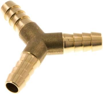 Y-Schlauchverbinder 9mm, Messing