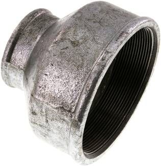 Rundmuffe Rp 4"-Rp 2", 25 bar Temperguss verzinkt