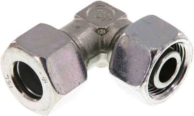 Einstellb. Winkel-Schneidring-verschr. 15 L, Stahl verzinkt