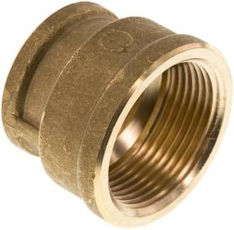 Rundmuffe G 1 1/4"-G 1", 16 bar Messing