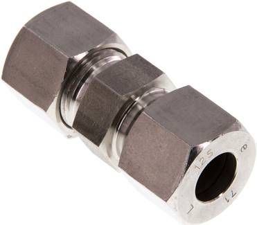 Gerade Schneidringverschrau-bung 12 S, 1.4571