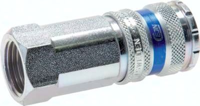 Kupplungsdose (NW10) G 1/2"(IG), Stahl / Messing verzinkt (CEJN)