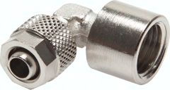 Winkel-Aufschraubverschrau-bung G 1/4"-8 x 6mm, Messing vernickelt