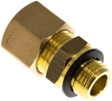 Gerade Klemmringverschraubung G 1/4"-10mm, Messing