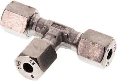 T-Schneidringverschraubung 6 S, 1.4571