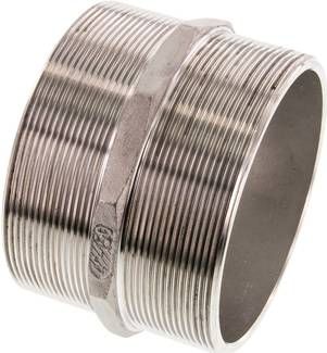 Doppelnippel G 4"-G 4", 16 bar 1.4408