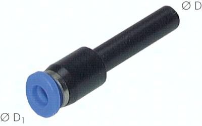 Reduzierung 4mm Stecknippel x 3mm Schlauch, IQS-Mini