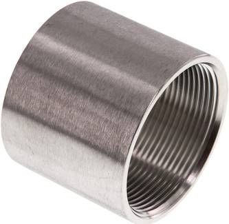 Rundmuffe Rp 2"-Rp 2", 16 bar 1.4408