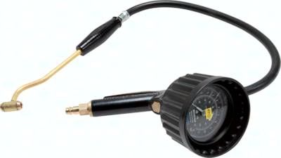 Handreifenfüller ungeeicht, 0 - 12 bar, Tankstellen-Stecker