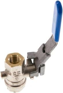 Messing-Kugelhahn mit Entlüf-tungsbohrung G 1/4", PN 14