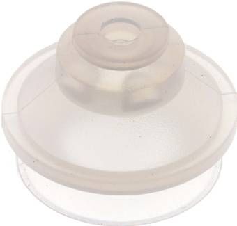 Balgsauger, 1,5-fach, P-Serie, 32x9mm, Silikon (transparent)