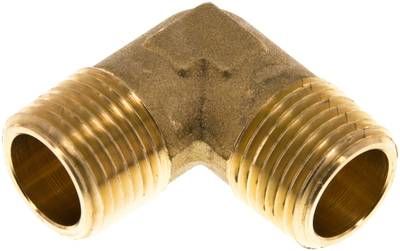 90°-Winkel R 1/2" (AG), 16 bar Messing