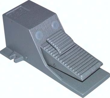 4/2-Wege Fußventil G1/4" mit Raste