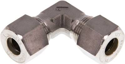 Winkel-Schneidringverschrau-bung 12 S, Klemmring 1.4571 (NC)