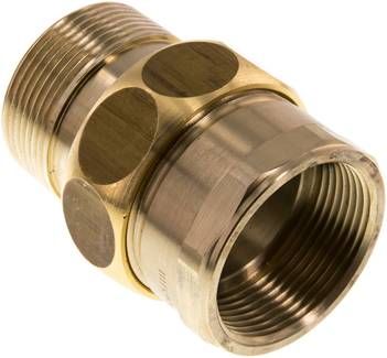 Verschraubung flach dichtend Rp/R 1 1/2" (IG/AG)