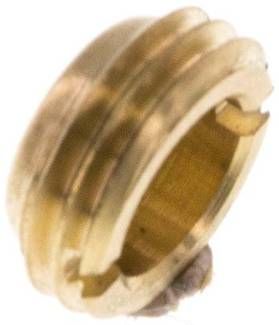 flacher Schalldämpfer G 1/4", Sinterbronze, zum Versenken