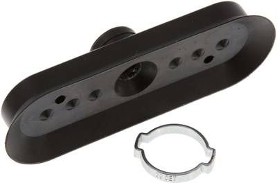 Ovalsauger, 100 x 35mm, Hub 3mm, NBR (schwarz)