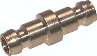 Temperierkupplungsverbinder 9mm Zapfen - 9mm Zapfen