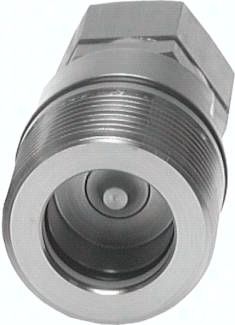 Edelstahl-Schraubkupplung, Muffe Baugr.3, G 1/2"(IG)