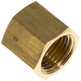 Überwurfmutter Messing, G 1/8", 4 / 6 mm