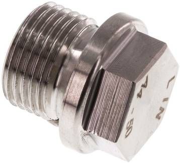 Verschlussstopfen Außenskt. G 3/8", 40 bar V4A