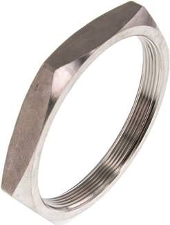 Sechskant-Gegenmutter Rp 4", V4A