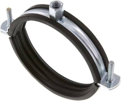 Rohrschelle 95 - 103mm,Stahl verzinkt mit Einlage, FISCHER