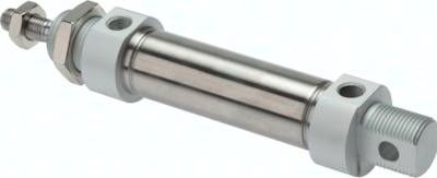 ISO 6432-Zylinder, doppeltwir-kend, Kolben 25mm,Hub 250mm