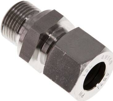 Gerade Schneidringverschr. 12 L-G 3/8", 1.4571