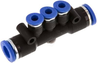 Steckanschluss-Mehrfachvert. 8mm-4mm, IQS-Standard