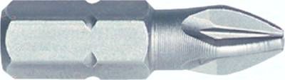 Bit, 1/4" (6,3mm), PZ1, Edelstahl