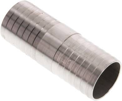 Schlauchverbindungsrohr 38mm-38mm, 1.4301