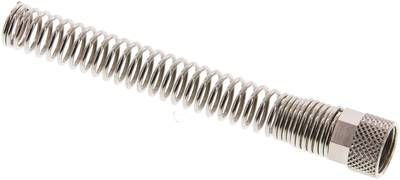 CK-Überwurfmutter 8 x 6mm(M 12 x 1), Messing vernickelt Knickschutz