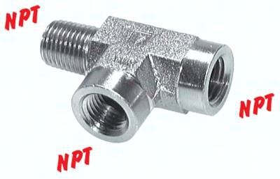 LE-Einschraubstück NPT 3/4"(IG/AG), Stahl verzinkt