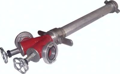 Standrohr drehbar mit Ventil, 2 x 52-C (66mm Knagge)