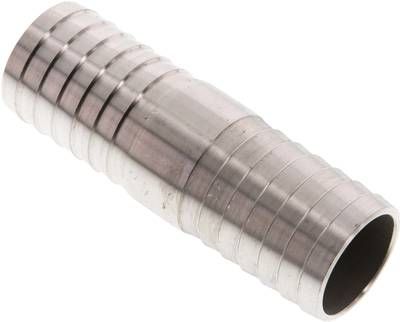 Schlauchverbindungsrohr 32mm-32mm, 1.4301