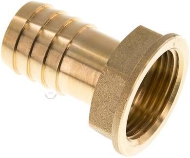 Aufschraub-Schlauchtülle G 1"-25mm, 16 bar Messing