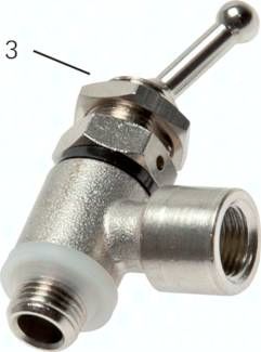 3/2-Wege Kipphebelventil G 1/4" (AG) / G 1/4" (IG)