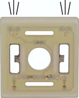 Leuchtende Dichtung, 12 - 24 V AC/DC, Größe 3 (DIN / EN - A)