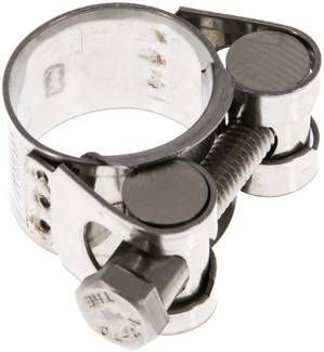 18mm Gelenkbolzenschelle, 21 - 23mm, 1.4301 (W4)