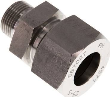 Gerade Schneidringverschr. 25 S-G 3/4", 1.4571