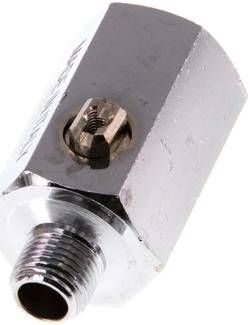 Messing-Minikugelhahn Innen-/ Außengewinde G 1/8", PN 15